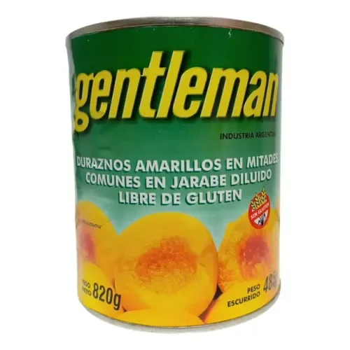 GENTLEMAN DURAZNOS 820G