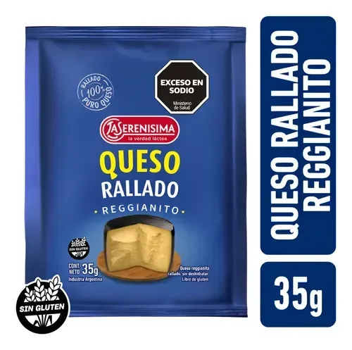 QUESO REGGIANITO LA SERENISIMA 35G SOBRE