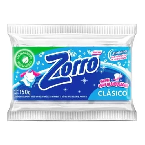 ZORRO JABON EN PAN CLASICO