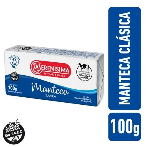 LA SERENISIMA MANTECA X 100g