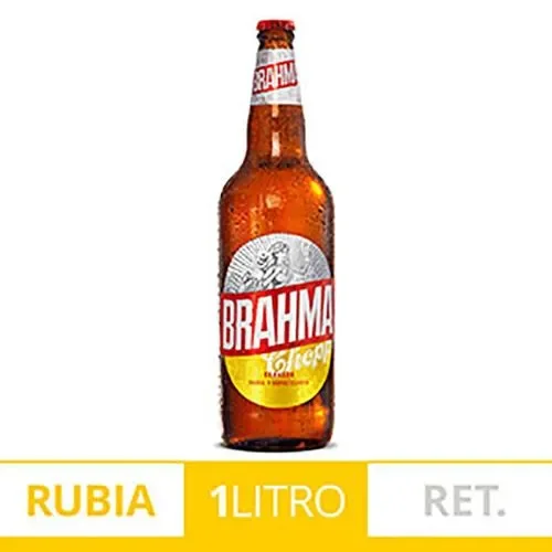 BRAHMA CERVEZA RET. x1 lt