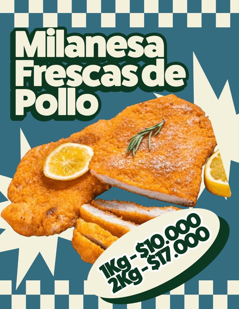 MILANESA DE POLLO x 1kg