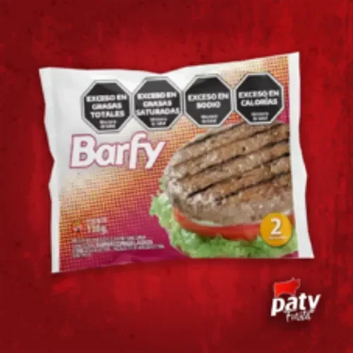 HAMBURGUESA BARFY SOBRE X2