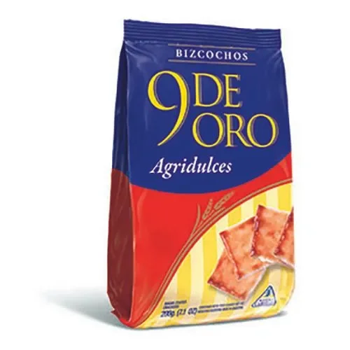 9 DE ORO BIZCOCHO AGRIDULCE X200g