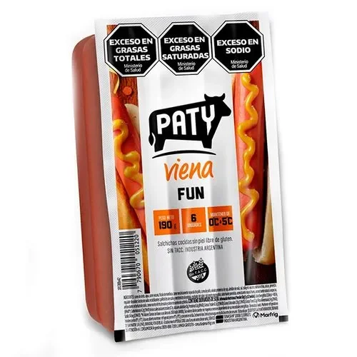PATY VIENA SALCHICHA FUN  X6