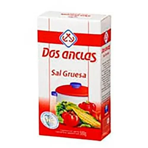 DOS ANCLAS SAL GRUESA EST. X500g