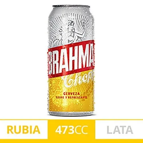 BRAHMA RUBIA LATA 473 ml