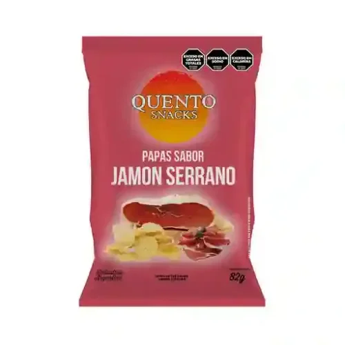 QUENTO PAPA FRITA JAMON SERRANO X45g