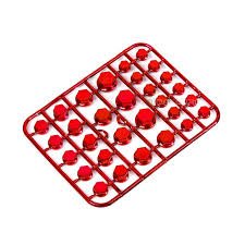TAPA TORNILLO LUJO ROJO