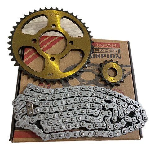 KIT ARRASTRE SCORPION DISCOVER 125 ST 45-14/PULSAR 135