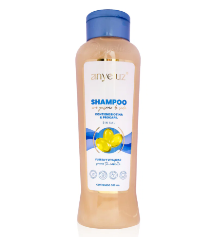 Shampoo Anyeluz Gusano Seda