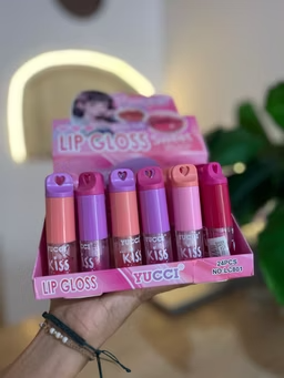 Lip gloss corazón