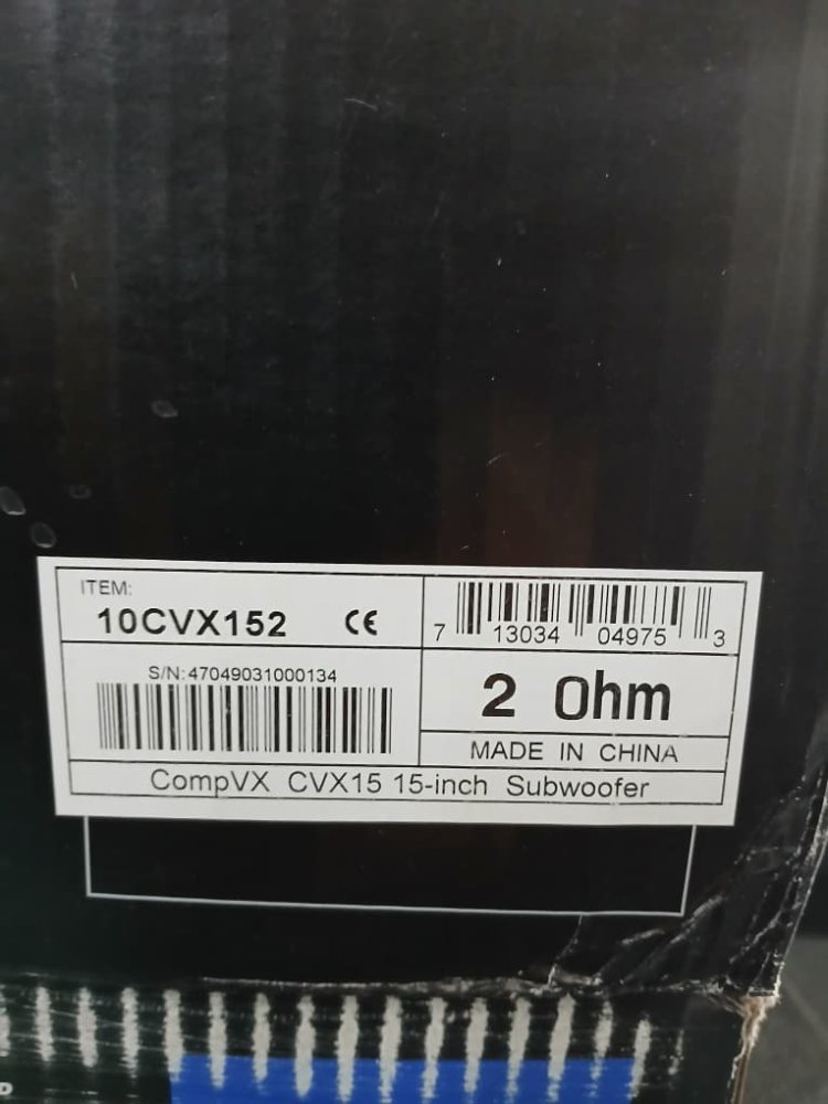 BAJO KICKER COMPVX15 2OHM ACT