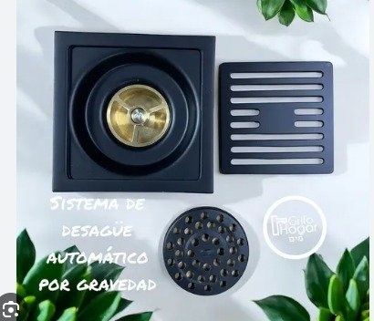Rejilla ducha cuadrada anti olor