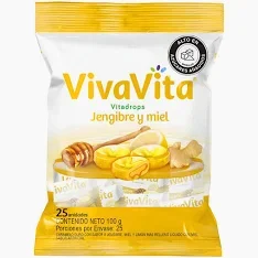 VivaVita DROPS JENGIBRE Y MIEL TURRON