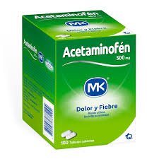 ACETAMINOFEN MK 500MG SOBRE X 10TB X 100