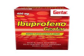 IBUPROFENO GENFAR 400MG
