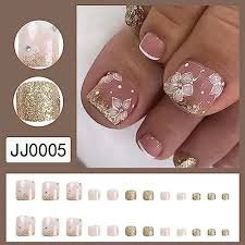 UÑAS POSTIZAS DE PIES TOE NAIL