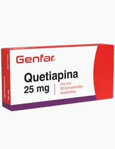 QUETIAPINA 25MG GENFAR