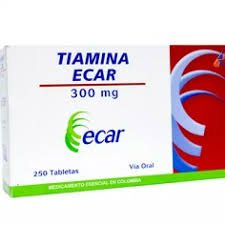 TIAMINA 300MG TABLETA ECAR