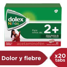 DOLEX NIÑOS TABLETA 2+