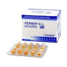 ACIDO VALPROICO FERBIN 250MG NOVAMED
