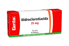 HIDROCLOROTIAZIDA 25MG GENFAR
