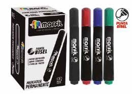 MARCADORES MARFIL NEGRO Y AZUL