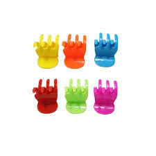 GANCHOS PLASTICO MEDIANO