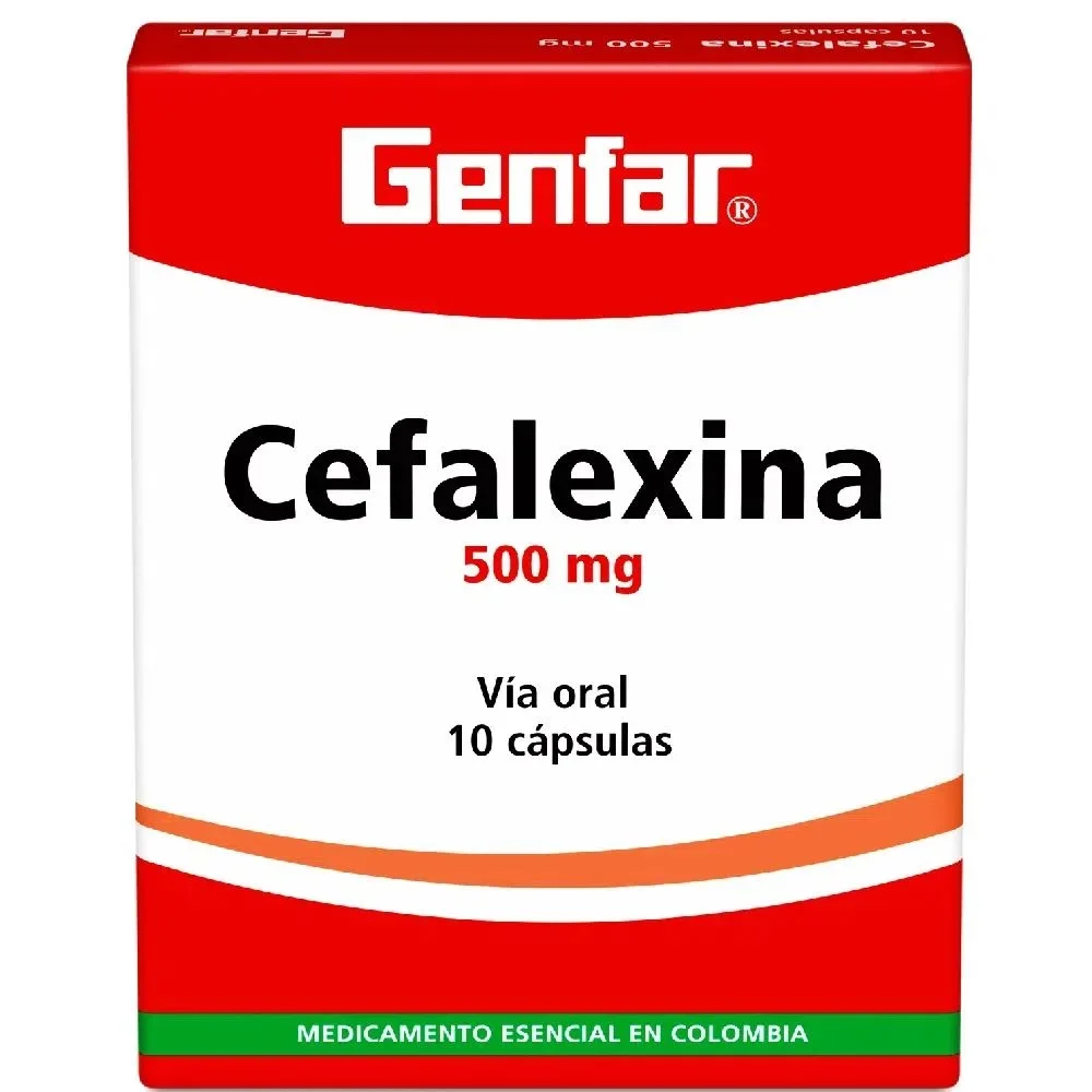 CEFALEXINA 500MG GENFAR
