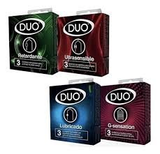 CONDONES DUO LUBRICADO