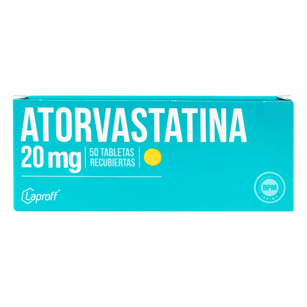 ATORVASTATINA 20MG