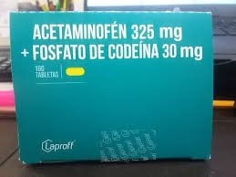 ACETAMINOFEN 325 MG+FOSFATO DE CODEINA 30MG