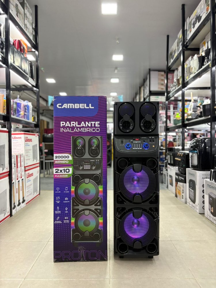 Parlante inalámbrico cambell 2x10 PAR40wB94