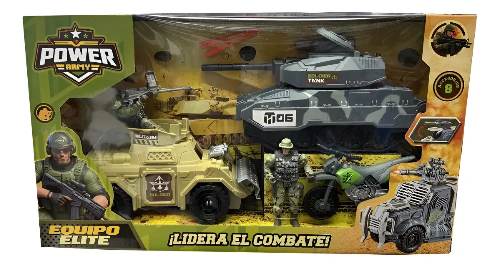 SET MILITAR SOLDADOS Y VEHICULOS