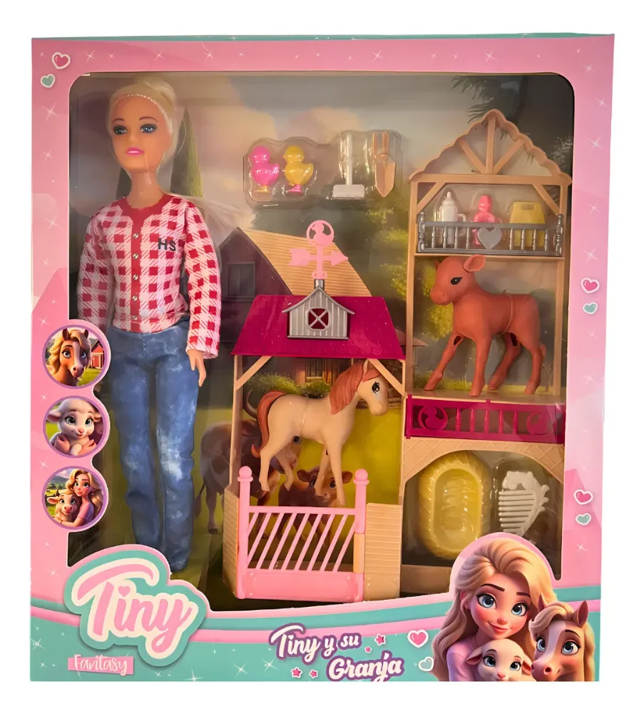 MUÑECA TINY GRANJERA
