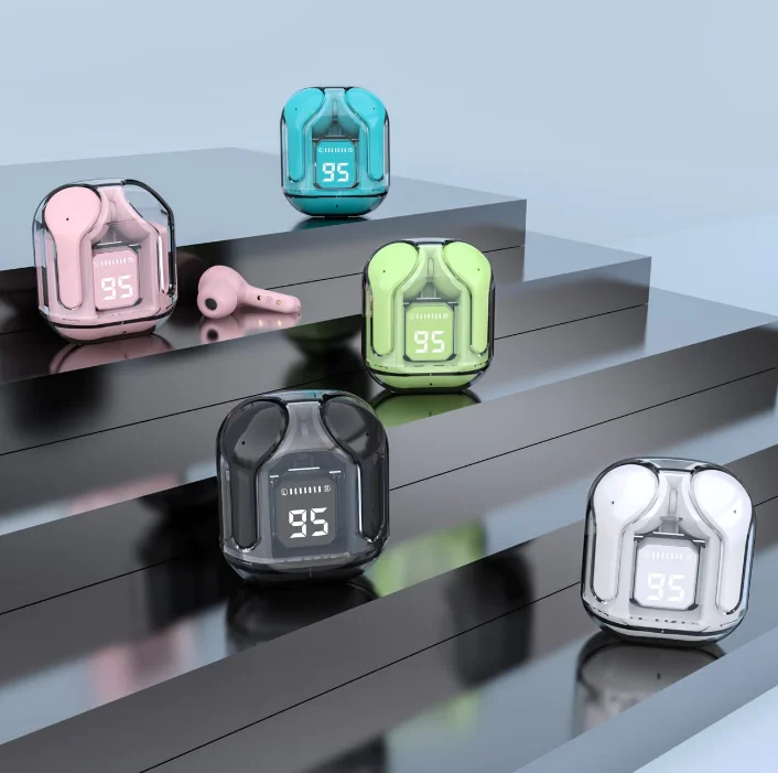 AURICULARES TRANSPARENTES