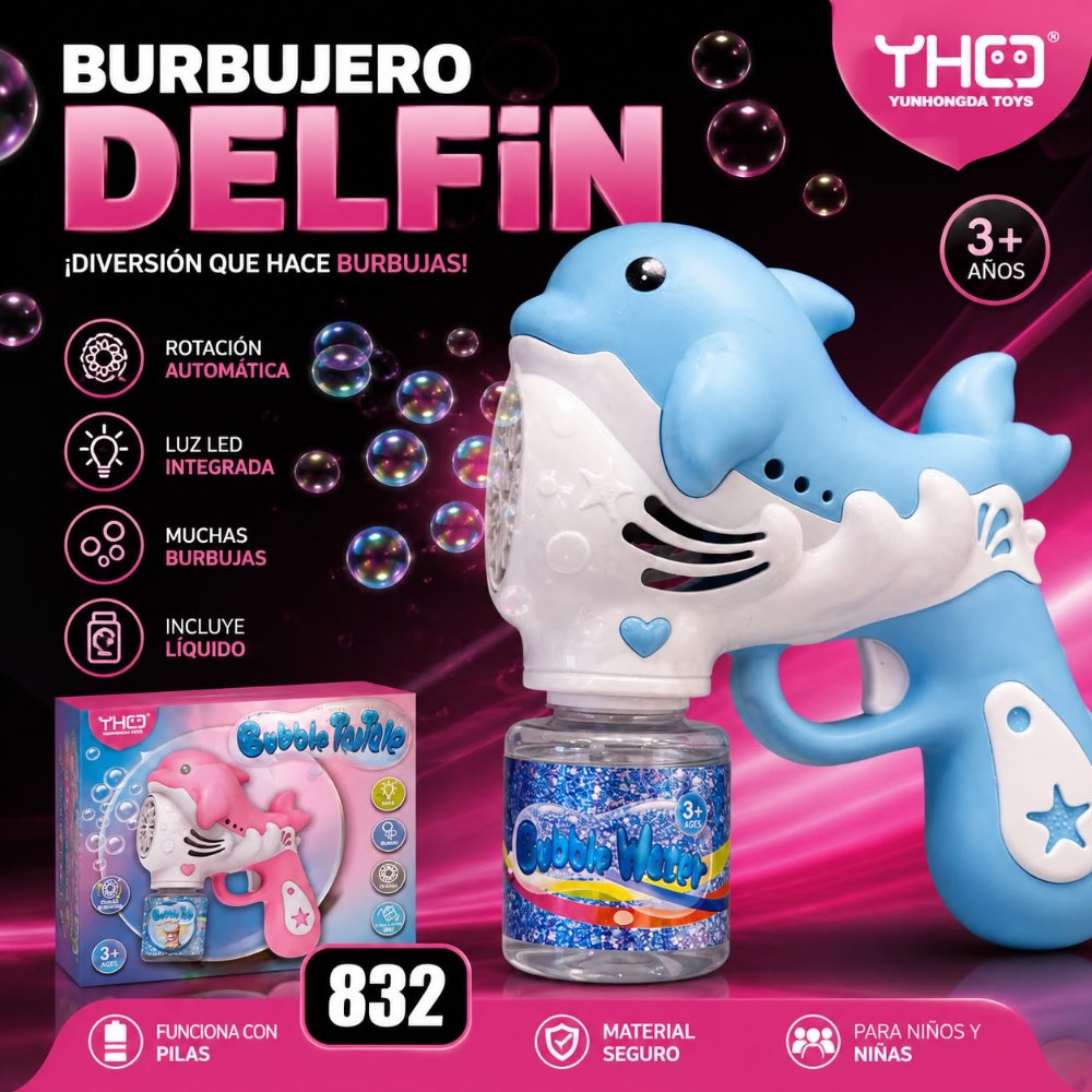 PISTOLA BURBUJERA DELFIN