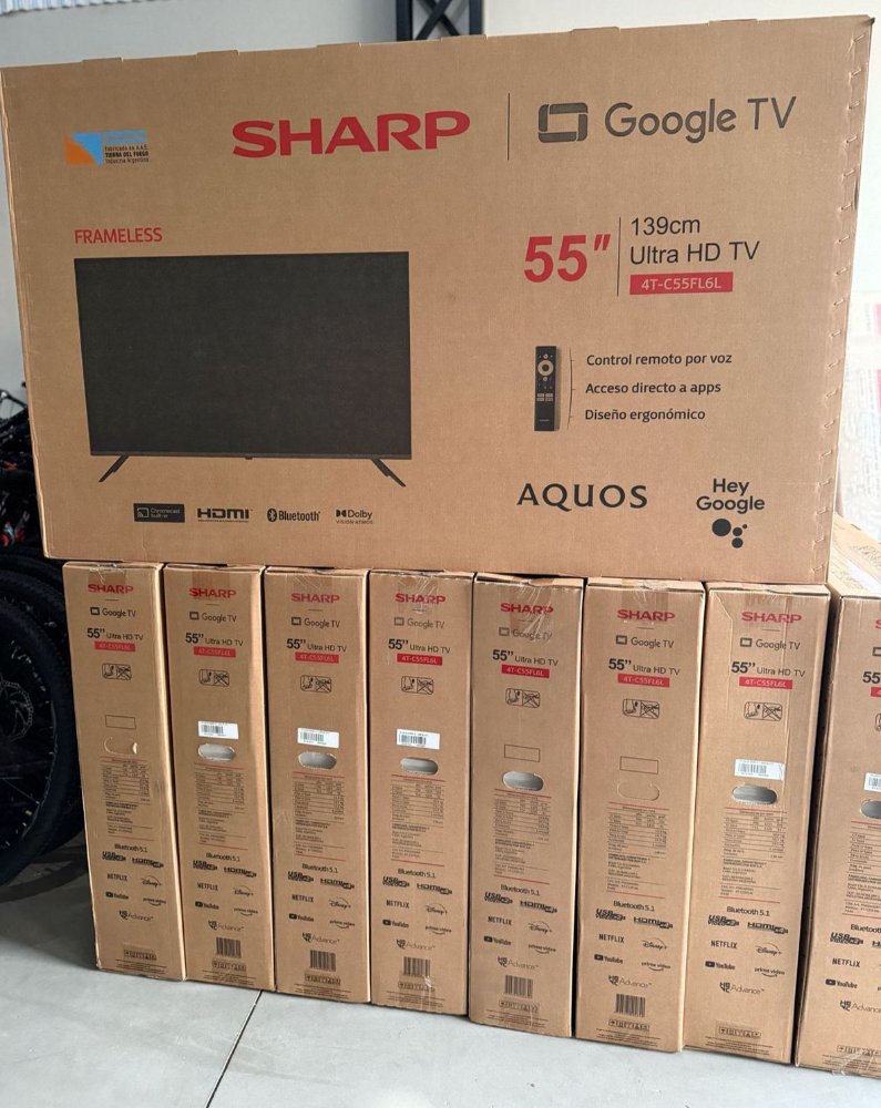 SMART SHARP 55” GOOGLE TV 4K UHD