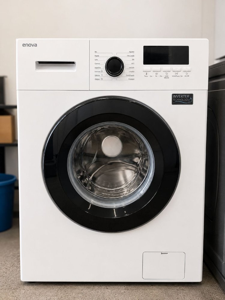 LAVARROPAS ENOVA 6KG INVERTER BLANCO