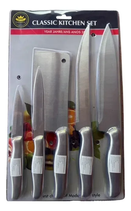 SET DE 5 CUCHILLOS DE COCINA