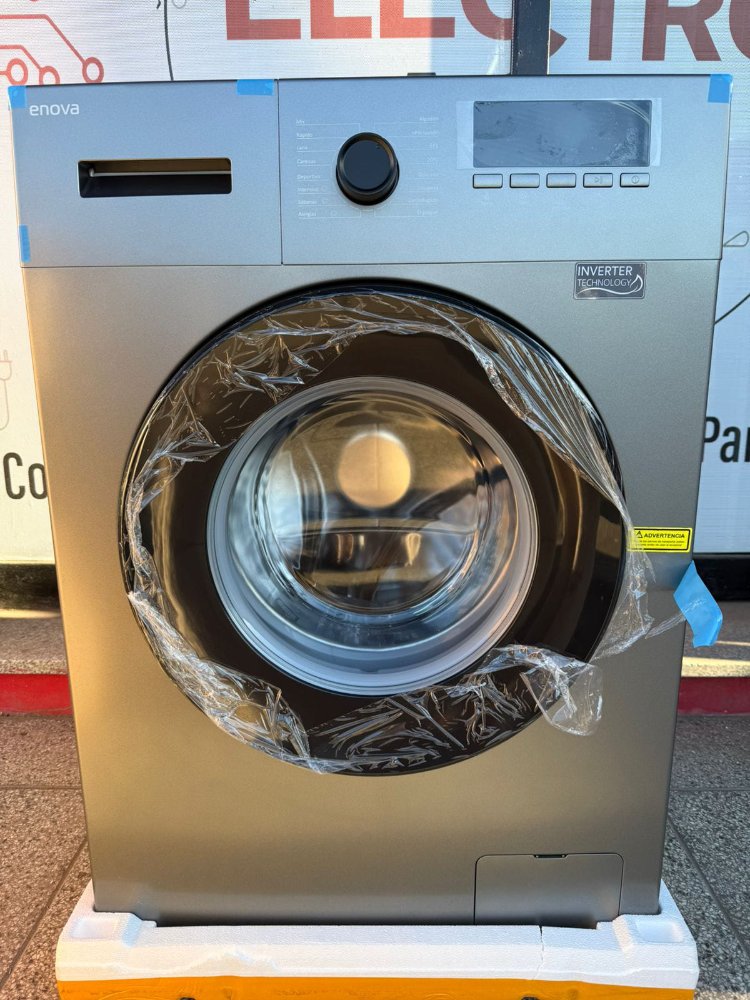 LAVARROPAS ENOVA 8kg INVERTER GRIS