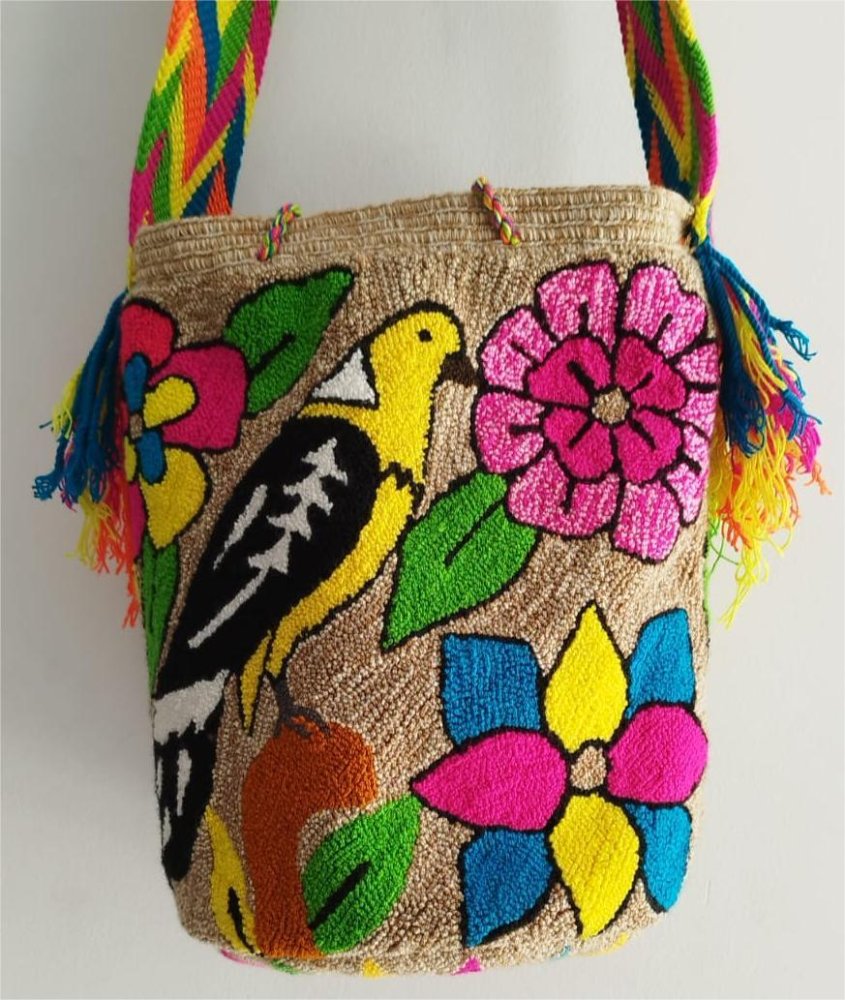 Mochila Grande tapizada