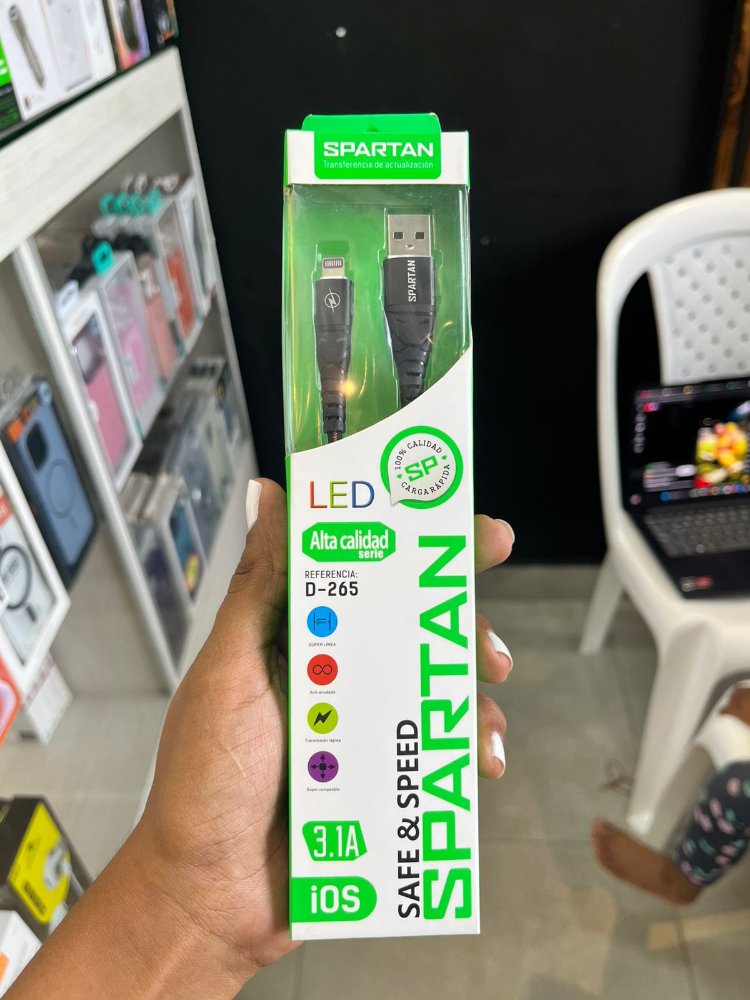 CABLE USB TO LIGHTNING SPARTAN IPHONE