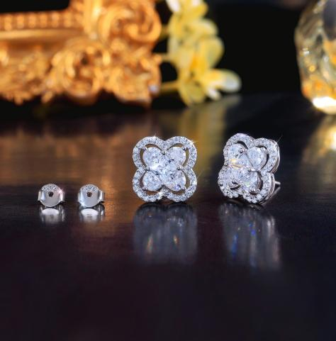 Aretes de plata-1.5cm-Plata-SE145-Ba