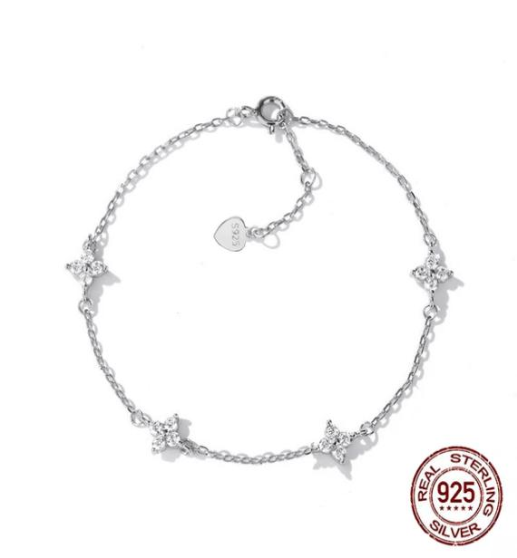 Pulsera de plata-17cm +3cm-Plata-SB020- Silver