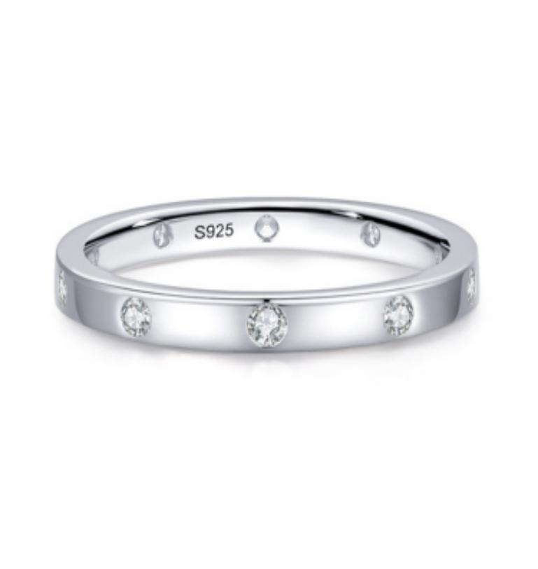 Anillo de plata-#8-Plata-SR065
