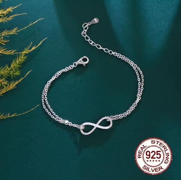 Pulsera de plata - Infinito - SB011