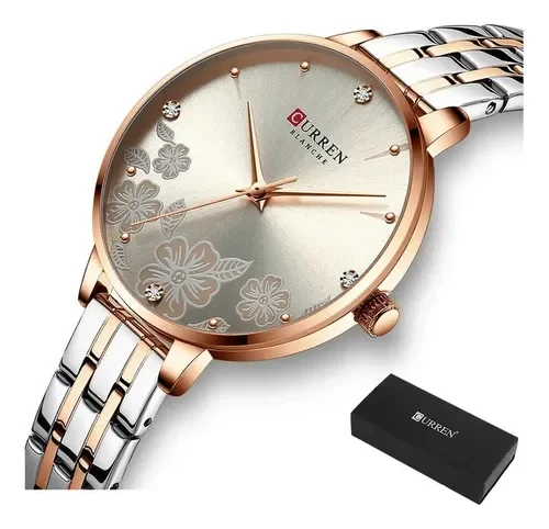Reloj-Plateado-Fondo blanco-Curren-9068