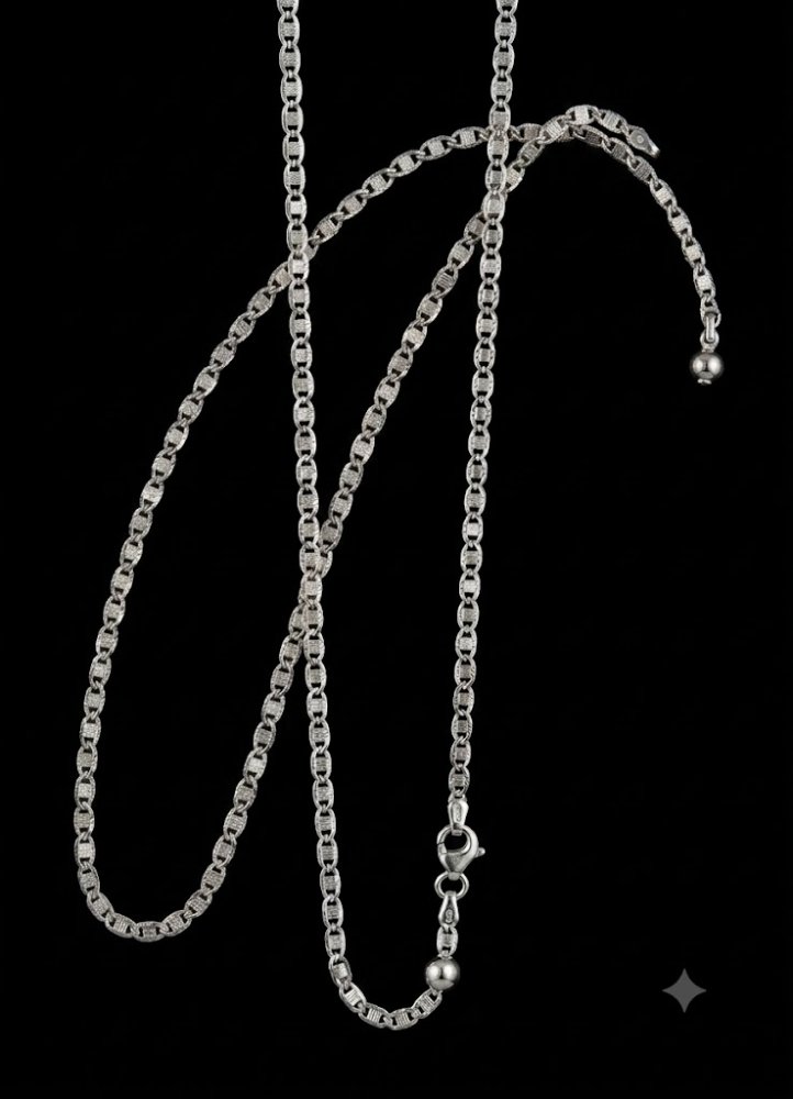 Cadena de plata-40 CM-Plata-C-0007